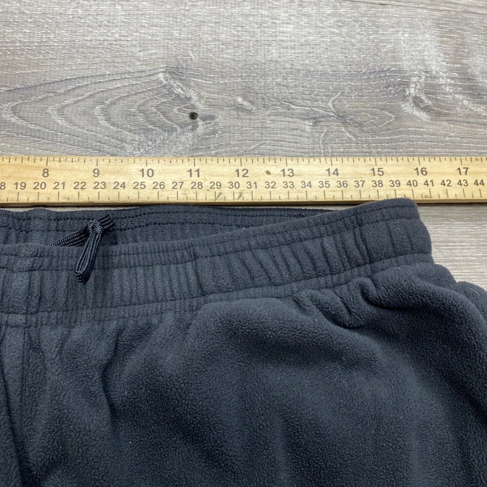 The North Face Fleece Pants Mens L Black Polartec Classic Lounge Hiking